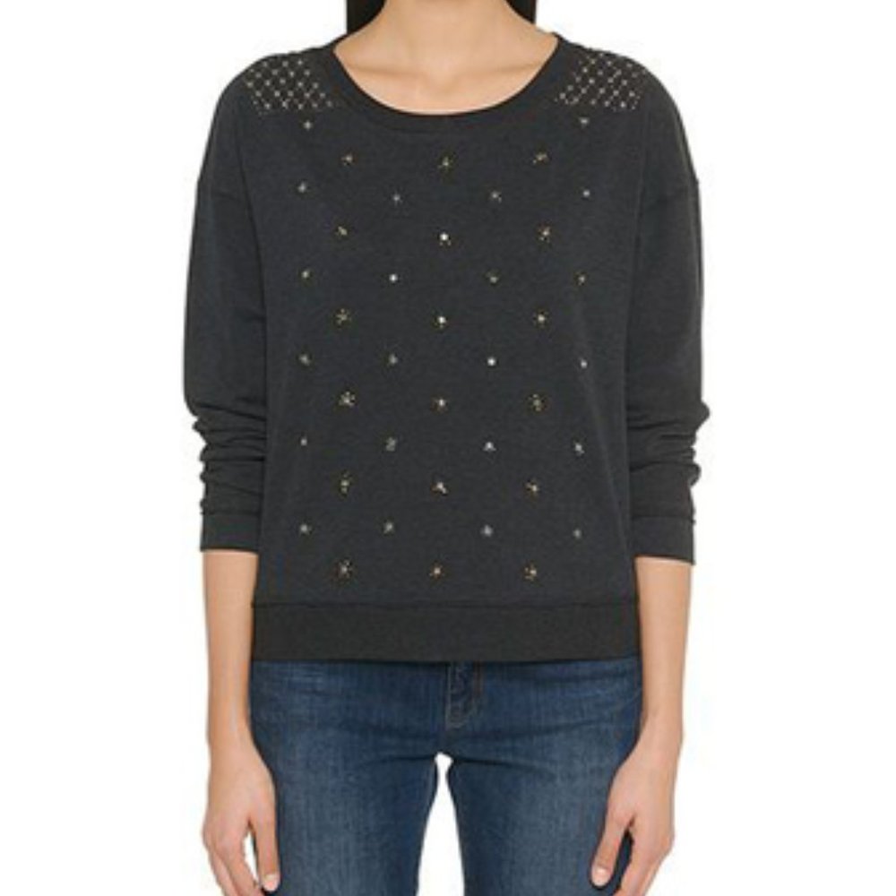 Marc Cain 100% Cotton Embellished Sweater NWOT